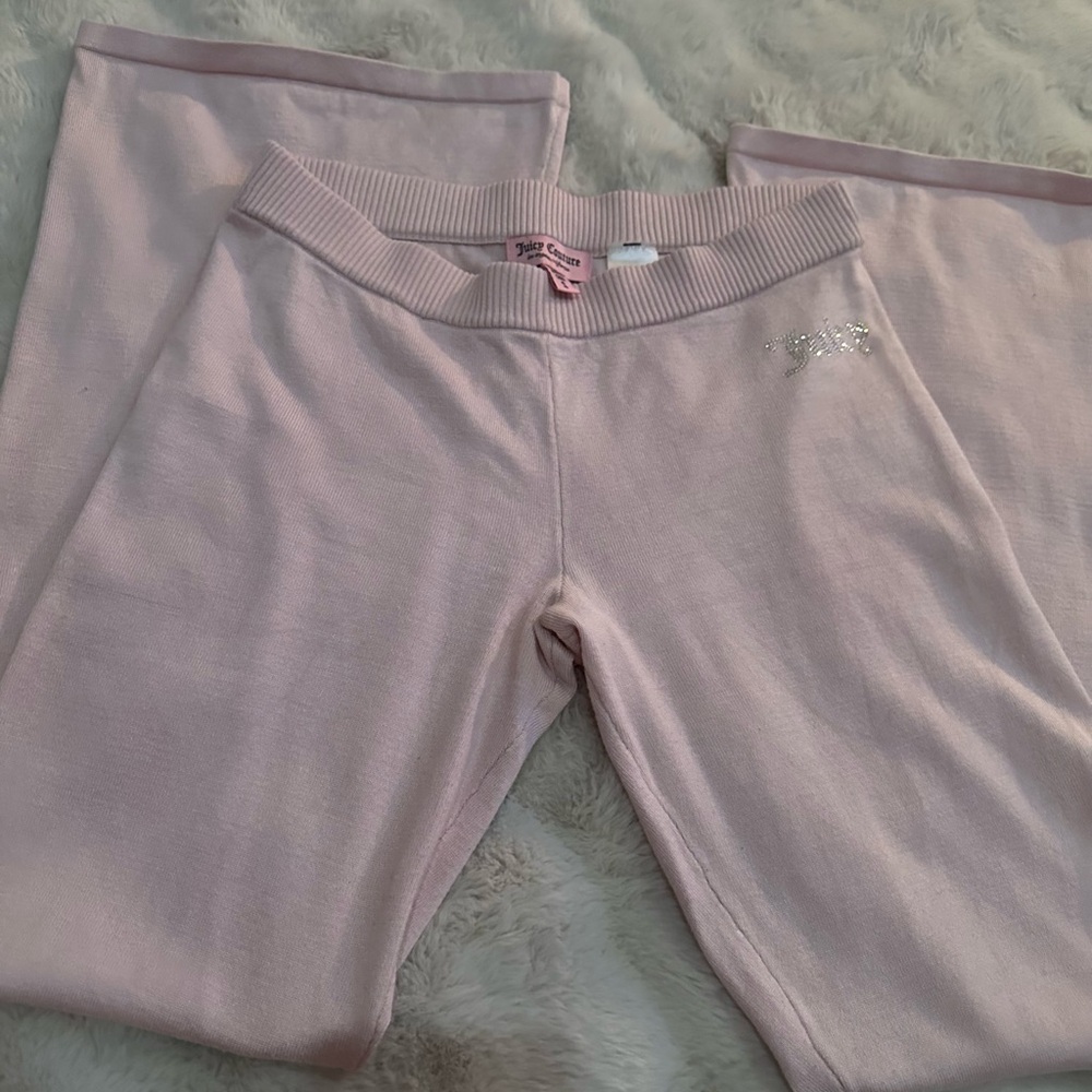 Juicy Couture pink flared pants